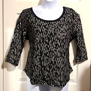 Lane Bryant, 3/4 sleeve, shirt. Size 14/16. 100% cotton.
